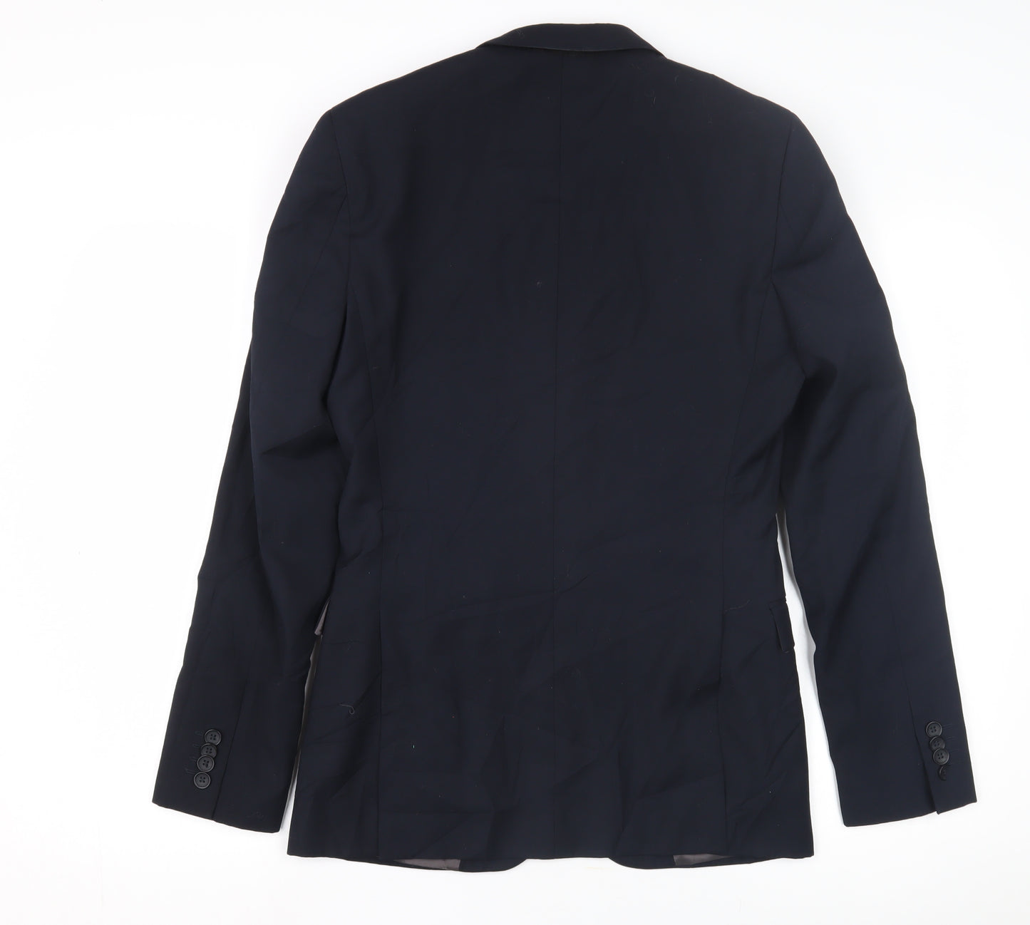 Topman Men's Slim Fit Blue Blazer Jacket, Size 34