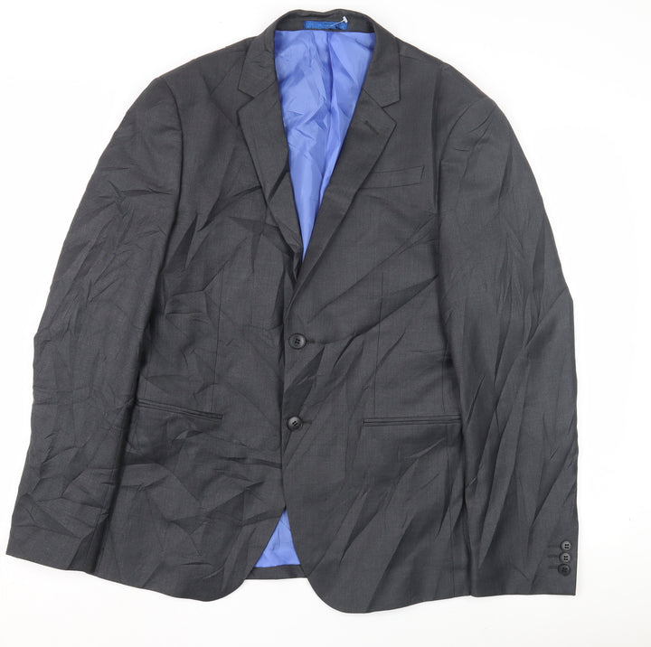Marks and Spencer Men's Grey Blazer, Size 38 Regular Fit