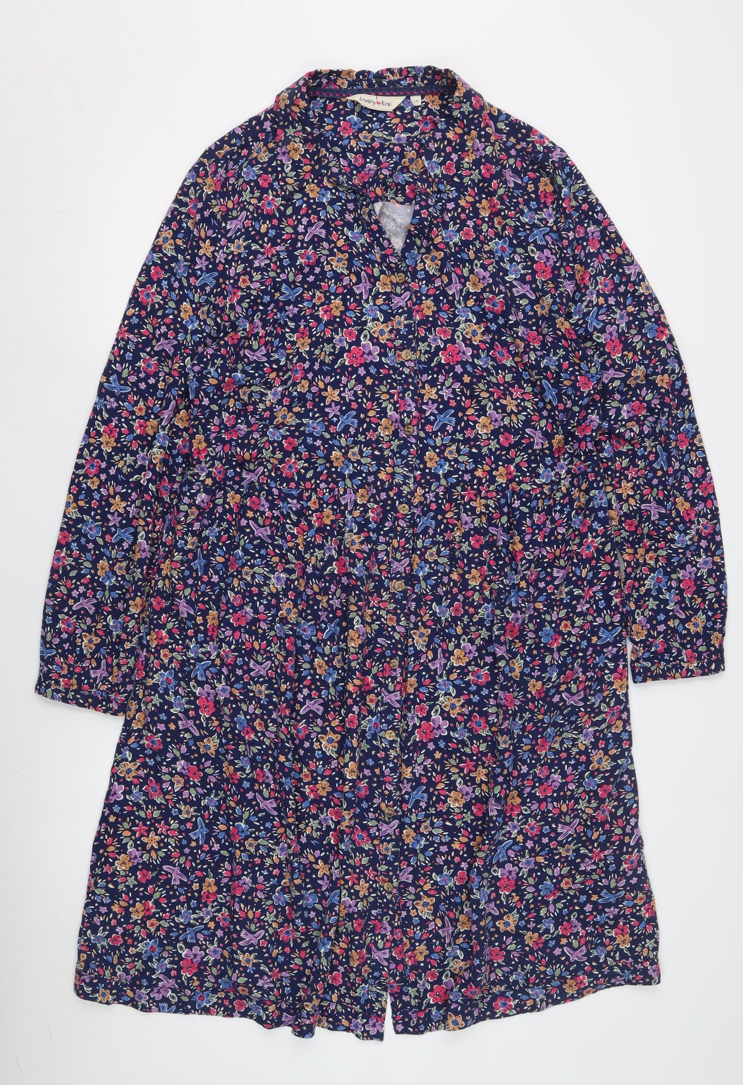 Country Rose Women's Floral Dress Size 18