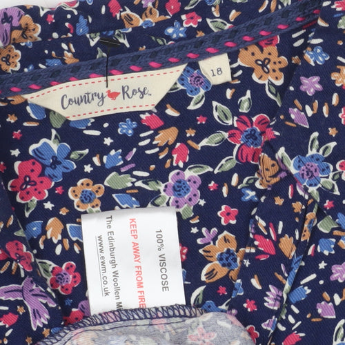 Country Rose Women's Floral Dress Size 18