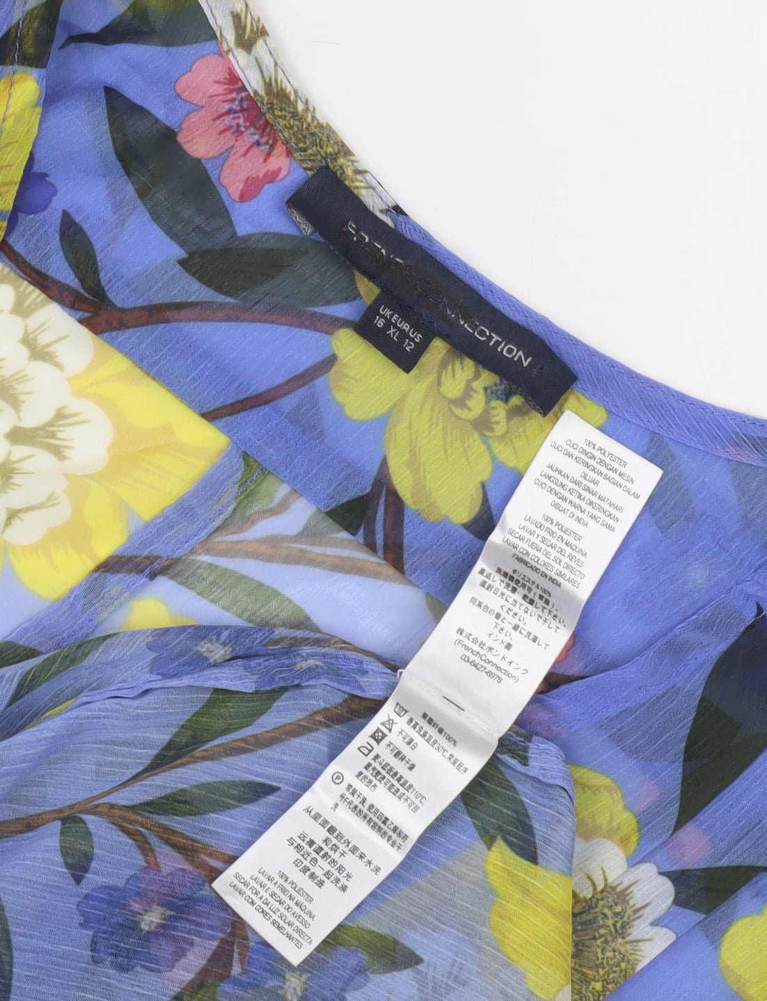 French Connection Women's Floral Wrap Dress Size 16