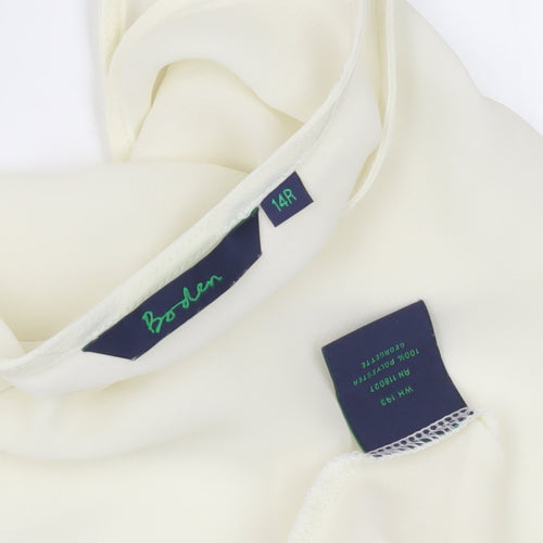 Boden Women's Ivory Full Slip Camisole - Size 14