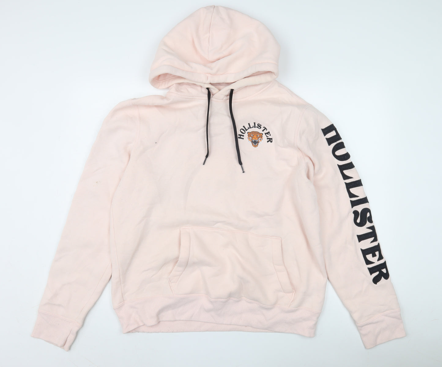 Hollister Women Pink Large Pullover Hoodie