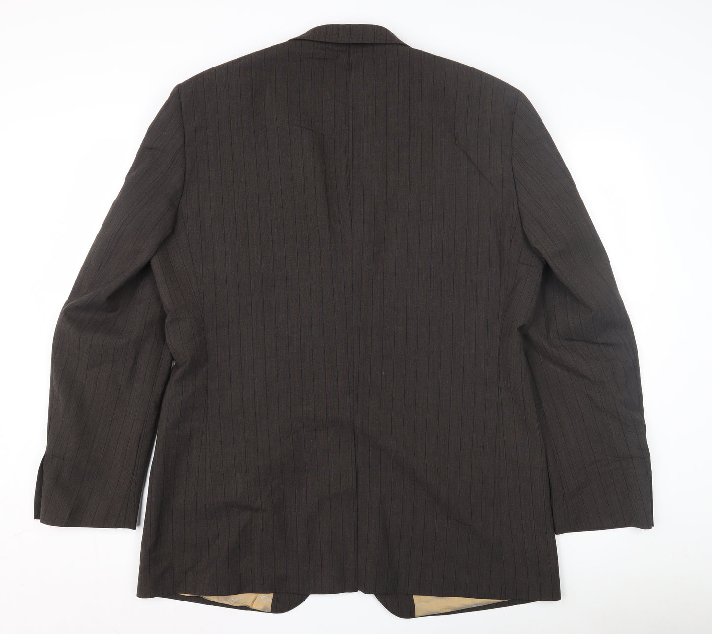 Remus Uomo Men's Brown Striped Blazer Jacket Size 42R