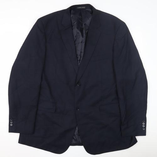 Marino Vicci Black Wool Men's Jacket UK 46 Classic Striped