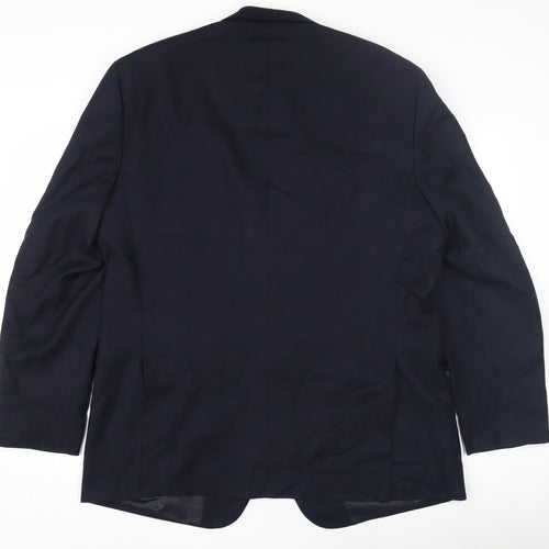 Marino Vicci Black Wool Men's Jacket UK 46 Classic Striped