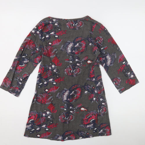 Faithful and True Women's Floral Tunic, Multicoloured, Size 8