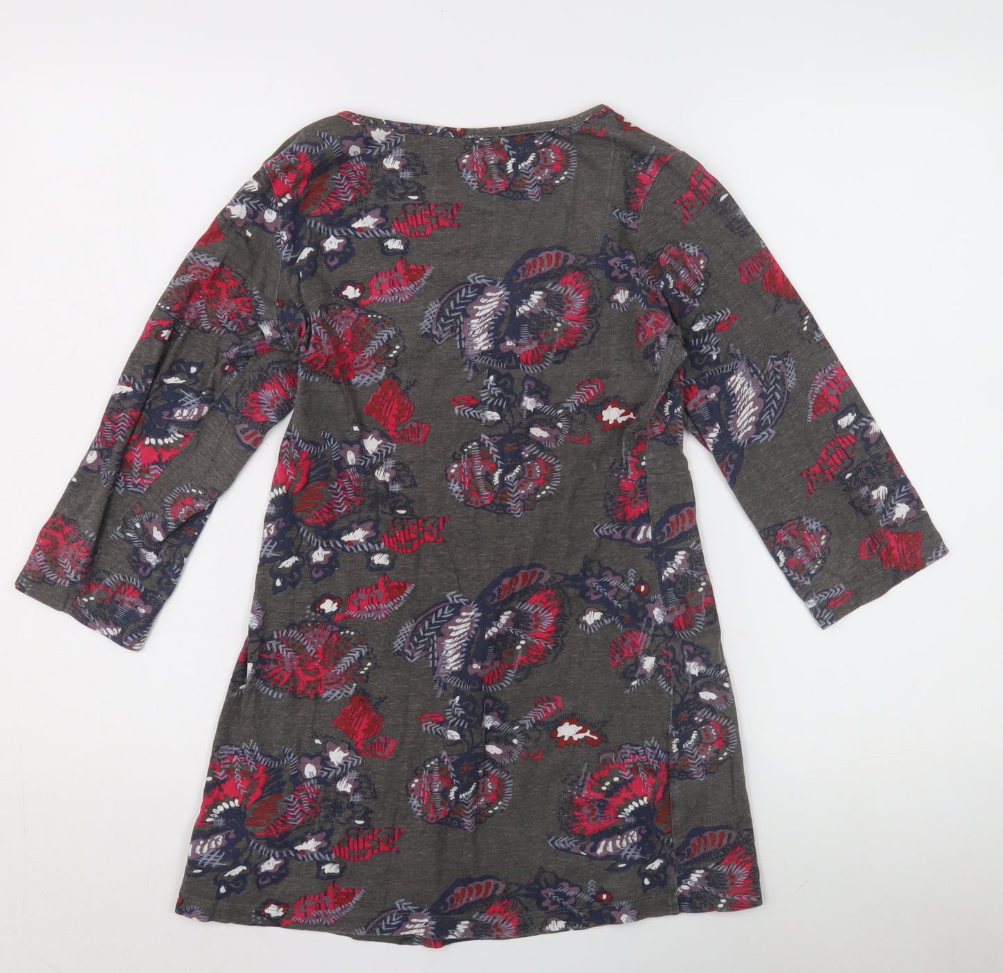 Faithful and True Women's Floral Tunic, Multicoloured, Size 8