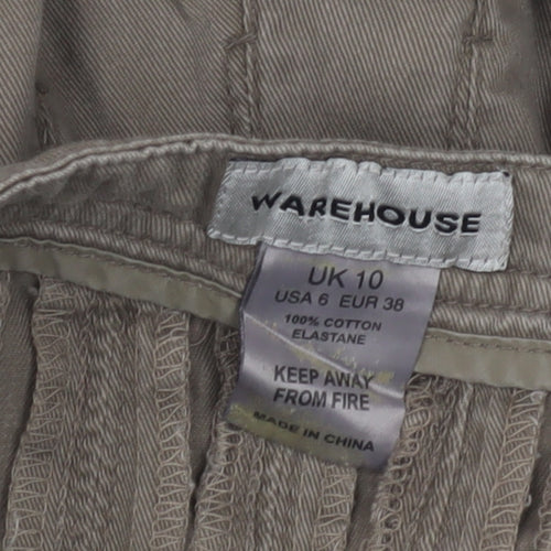 Warehouse Women's Flare Skirt Brown Size 10