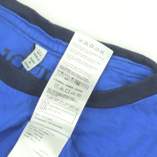 Joules Boys Blue Long Sleeve T-Shirt 3-4 Years - Sporty Style