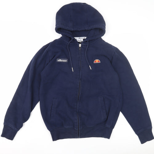 Ellesse Women's Blue Full Zip Hoodie UK 10