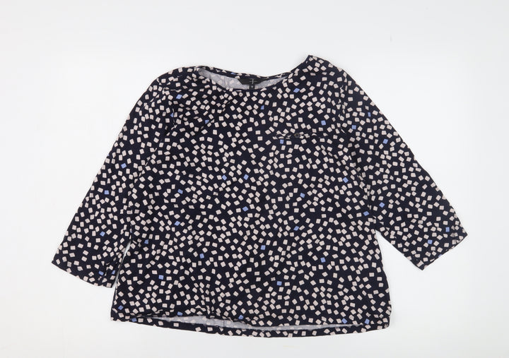 Jasper Conran Women's 3/4 Sleeve Geometric Top