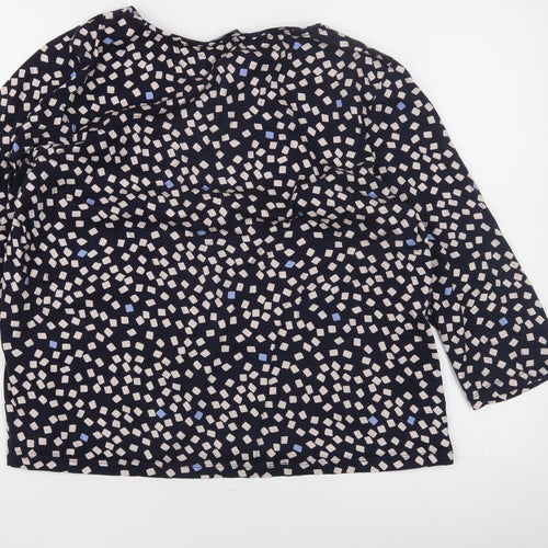 Jasper Conran Women's 3/4 Sleeve Geometric Top