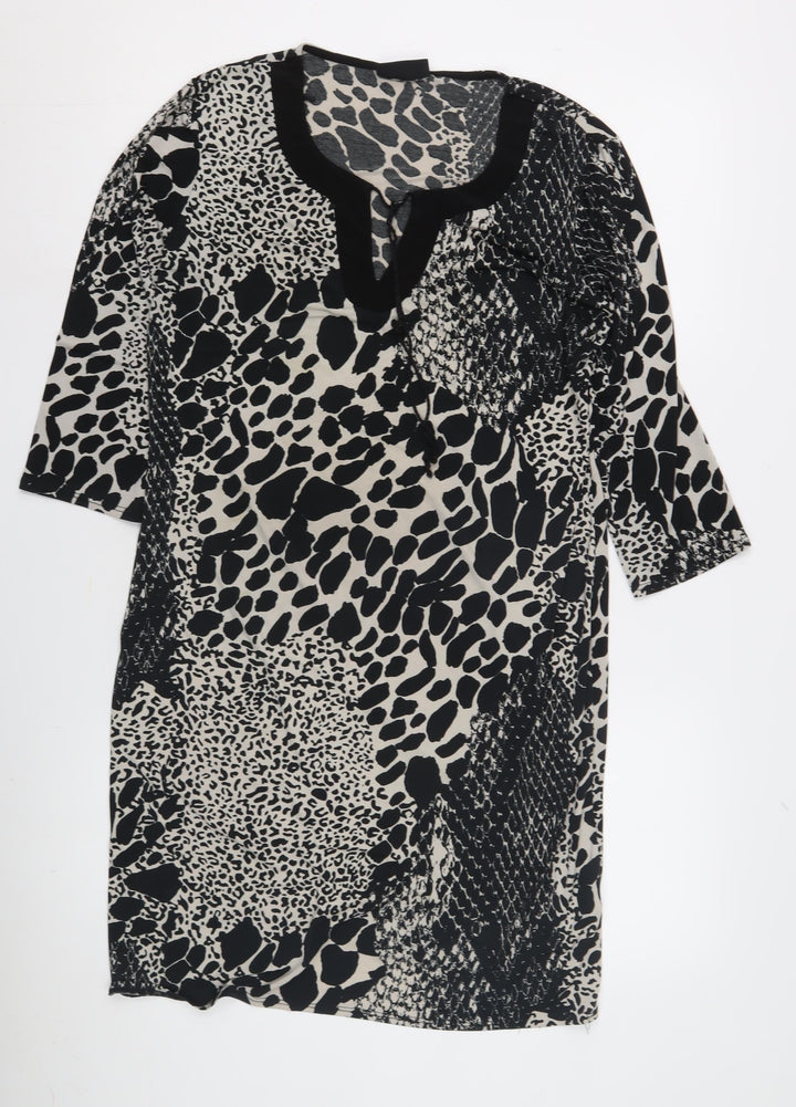 Wallis Women's Animal Print Shift Dress M