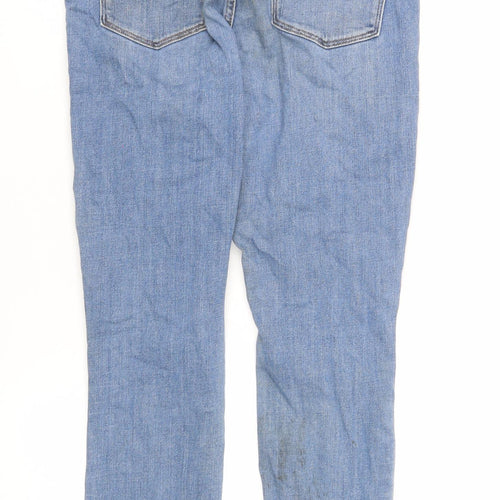 Levi's Women's Blue Skinny Jeans, Size UK 1, Distressed