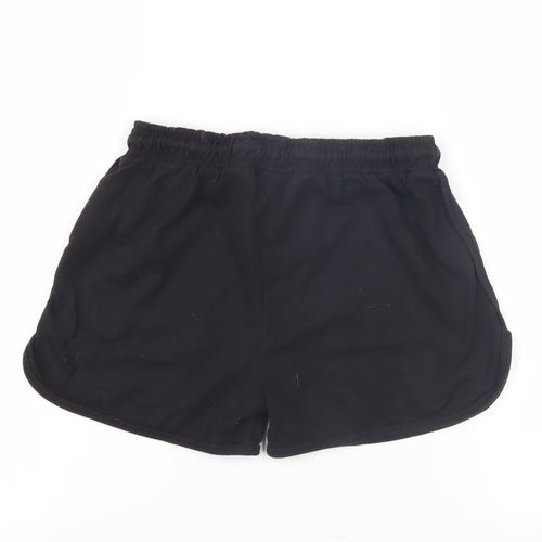 Kangaroo Roo Boys Black Athletic Shorts, Size 11 Years