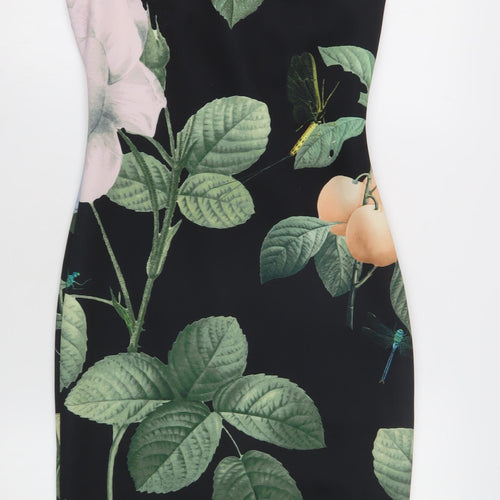 Ted Baker Women's Multicoloured Sheath Dress Size 8