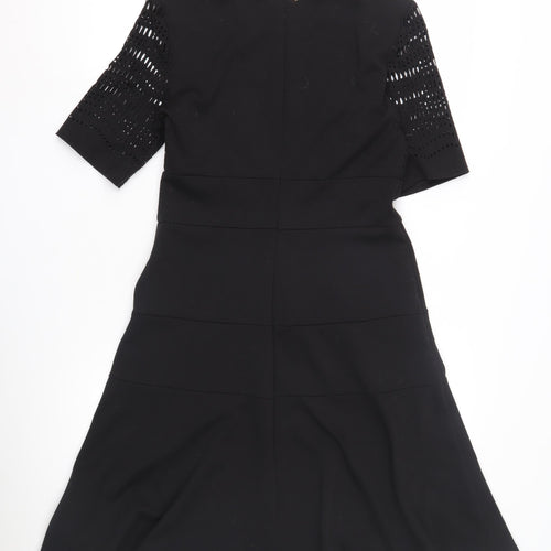 DKNY Women's Black Fit & Flare Dress, Size S