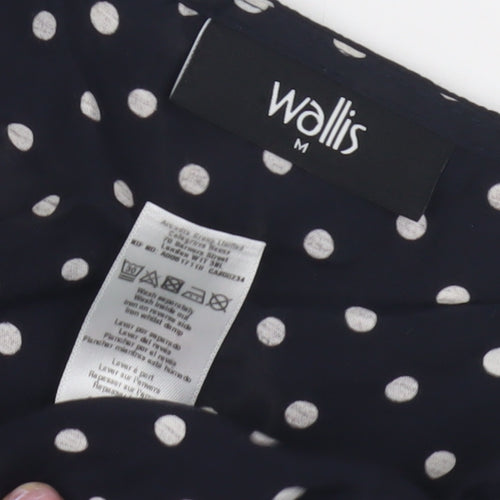 Wallis Women's Black Polka Dot Jacket - Size M