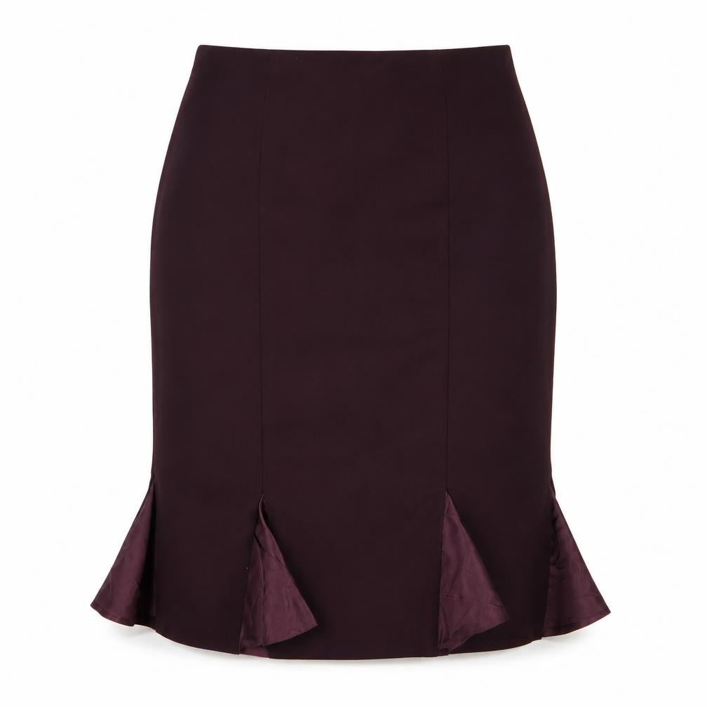 Austin Reed Women's Purple Pencil Skirt Size 12