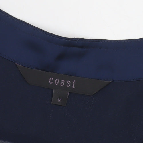Coast Women's Blue Bolero Jacket, M, Sheer Chiffon, Party