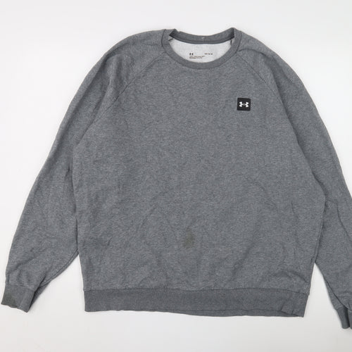 Under Armour Men's Grey Pullover Sweatshirt L