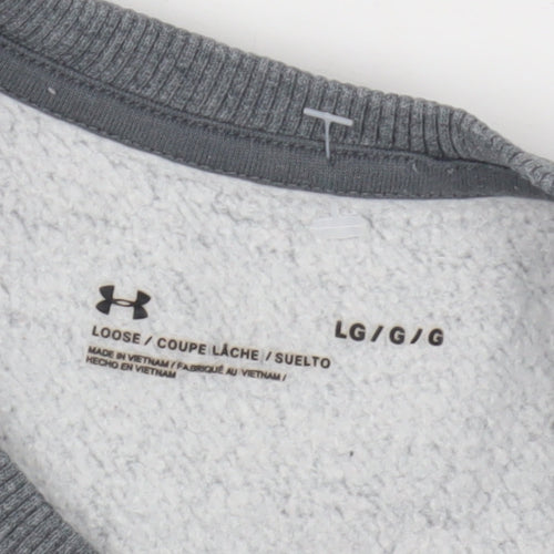 Under Armour Men's Grey Pullover Sweatshirt L