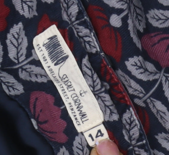 Seasalt Cornwall Women's Multicoloured Floral Skirt 14