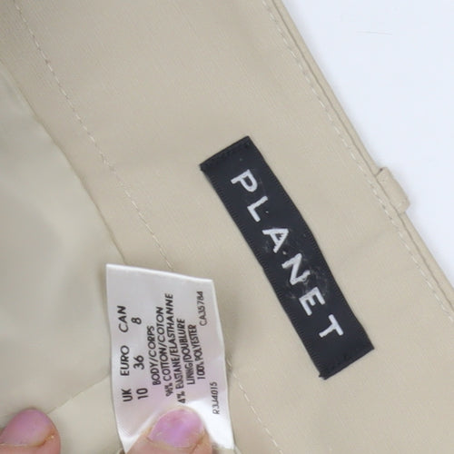 Planet Women's Beige Pencil Skirt Size 10 Formal Elegant