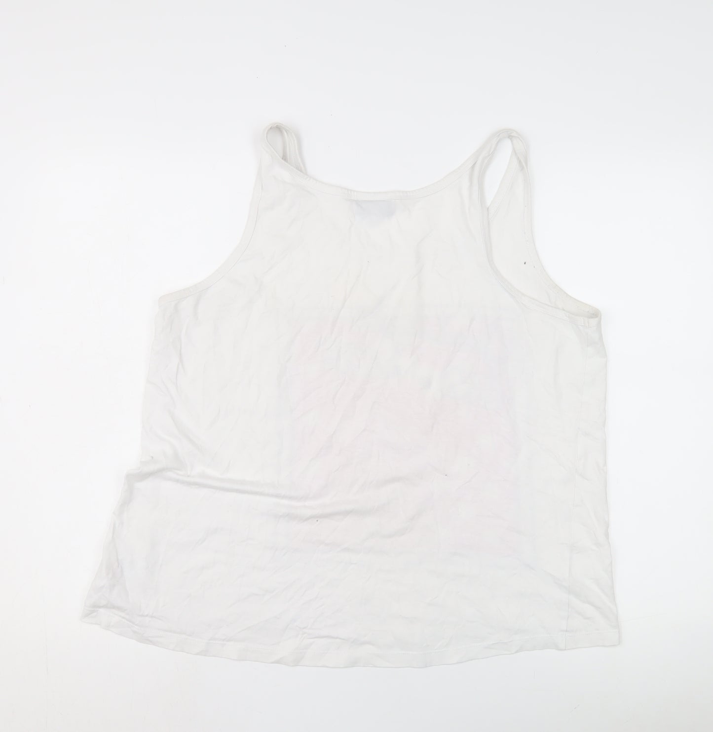 Sesame Street Women's M White Elmo Camisole Tank Top