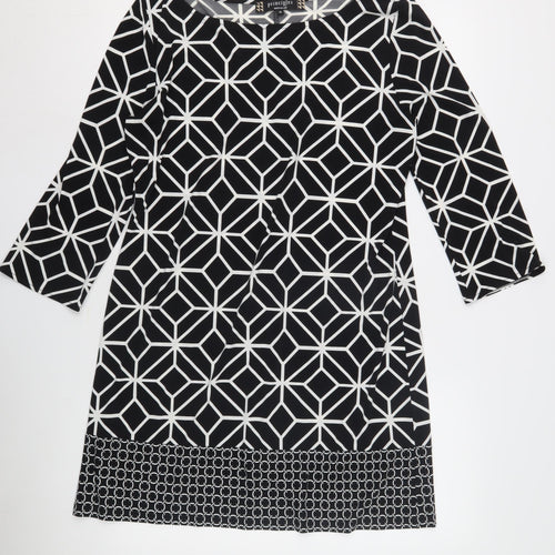 Principles by Ben de Lisi Women's Black 3/4 Sleeve Dress Size 14