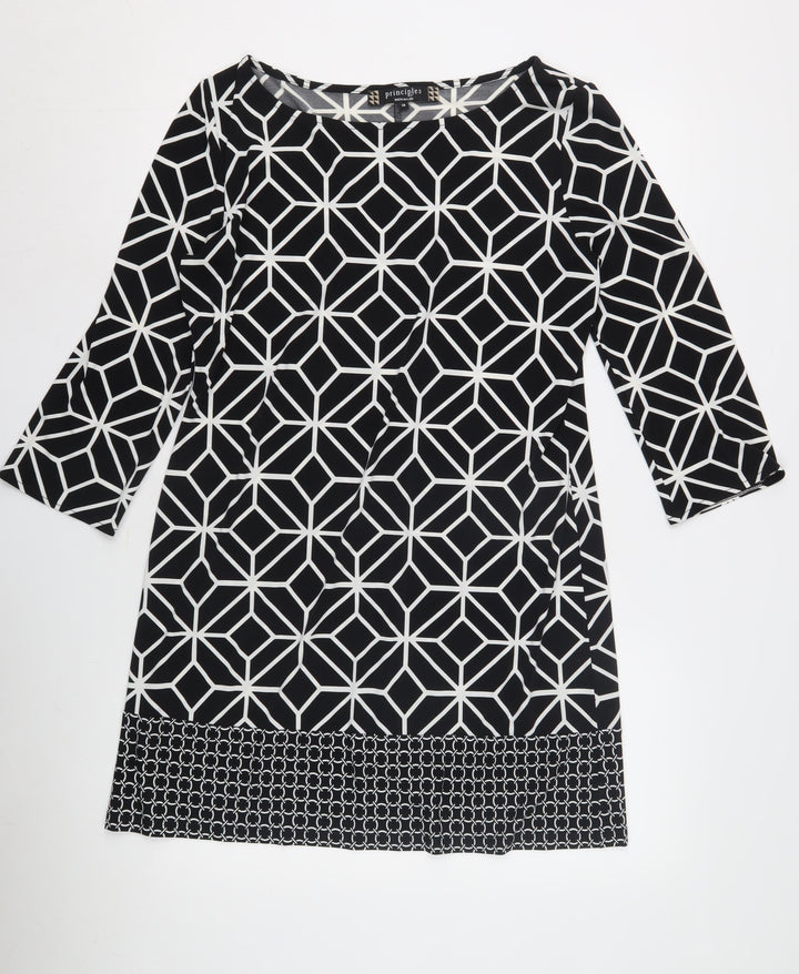 Principles by Ben de Lisi Women's Black 3/4 Sleeve Dress Size 14
