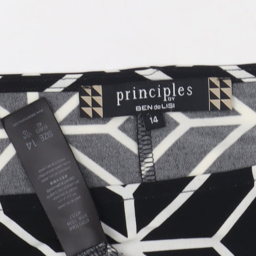 Principles by Ben de Lisi Women's Black 3/4 Sleeve Dress Size 14