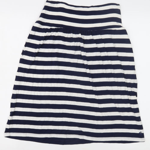 Joules Women's Blue Striped Skirt Size 10