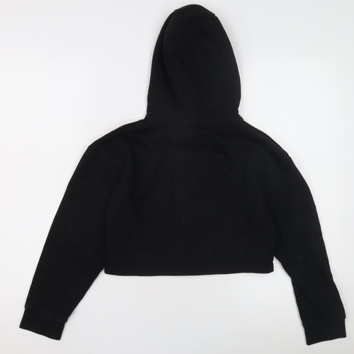 Elle Girls Black Hoodie Long Sleeve Casual Size 10-11