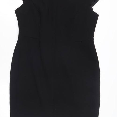 Fenn Wright Manson Petite Black Sheath Dress Women 16