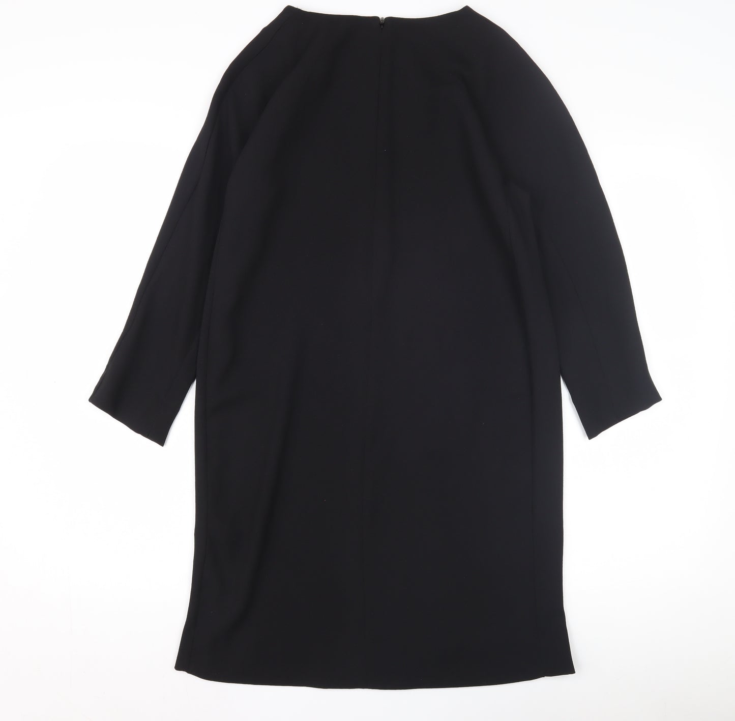 COS Women's Black Shift Dress Size S 3/4 Sleeve