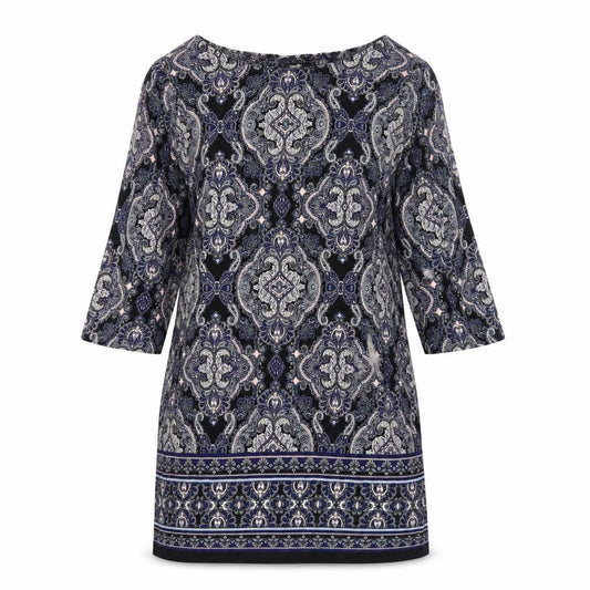 Front view of Wallis women’s paisley dress, multicolour, m, casual wear