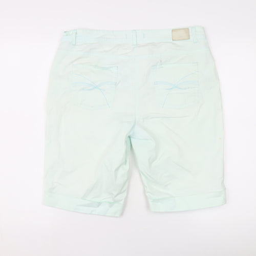 Olsen Women's Green Casual Shorts, Size 18