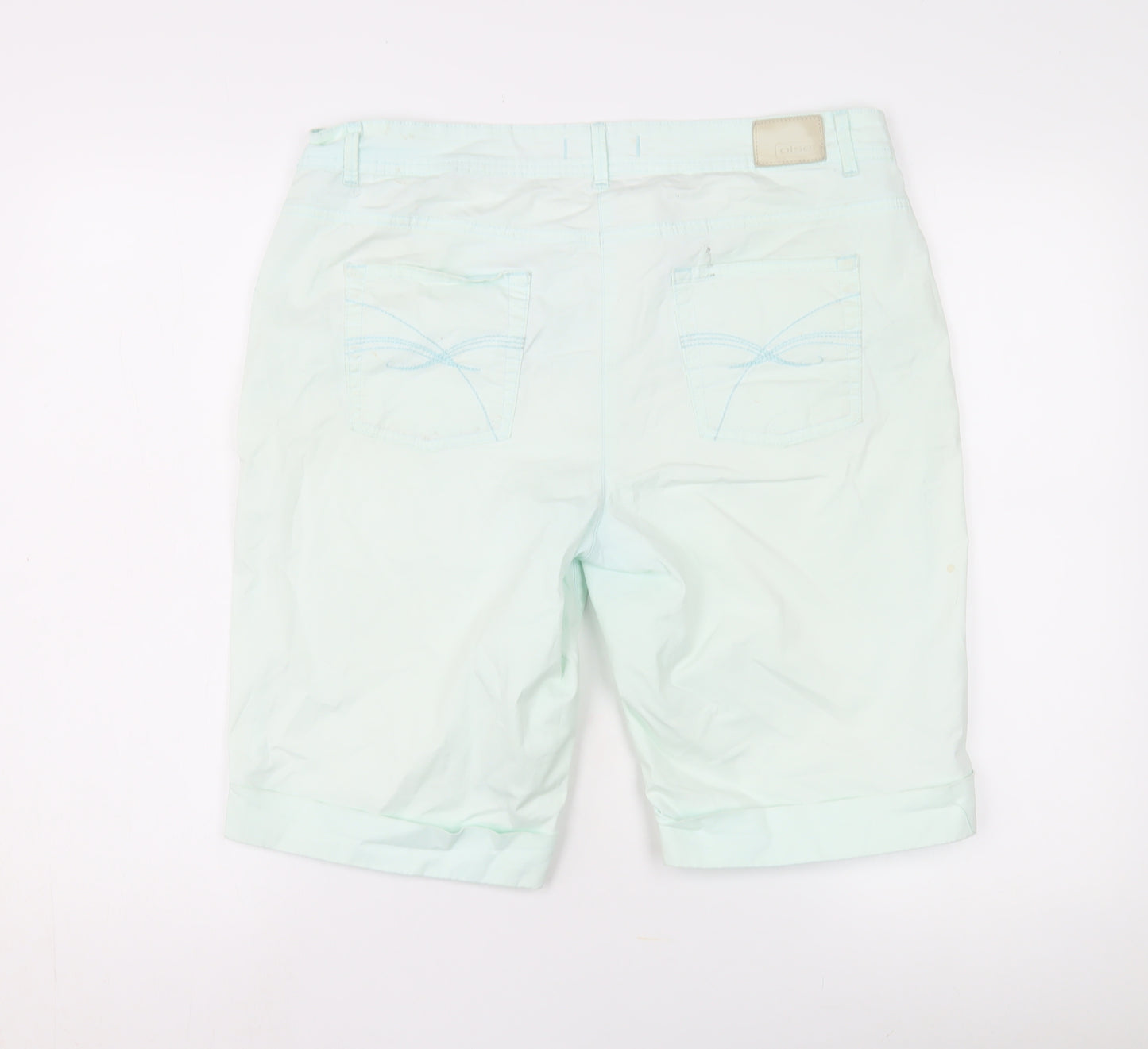 Olsen Women's Green Casual Shorts, Size 18