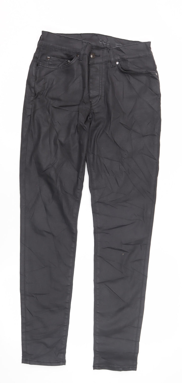 COS Men's Black Slim Fit Trousers Size 32