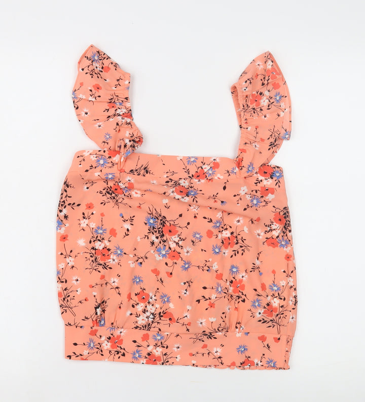 Oasis Women's Multicoloured Floral Camisole Blouse Size 10