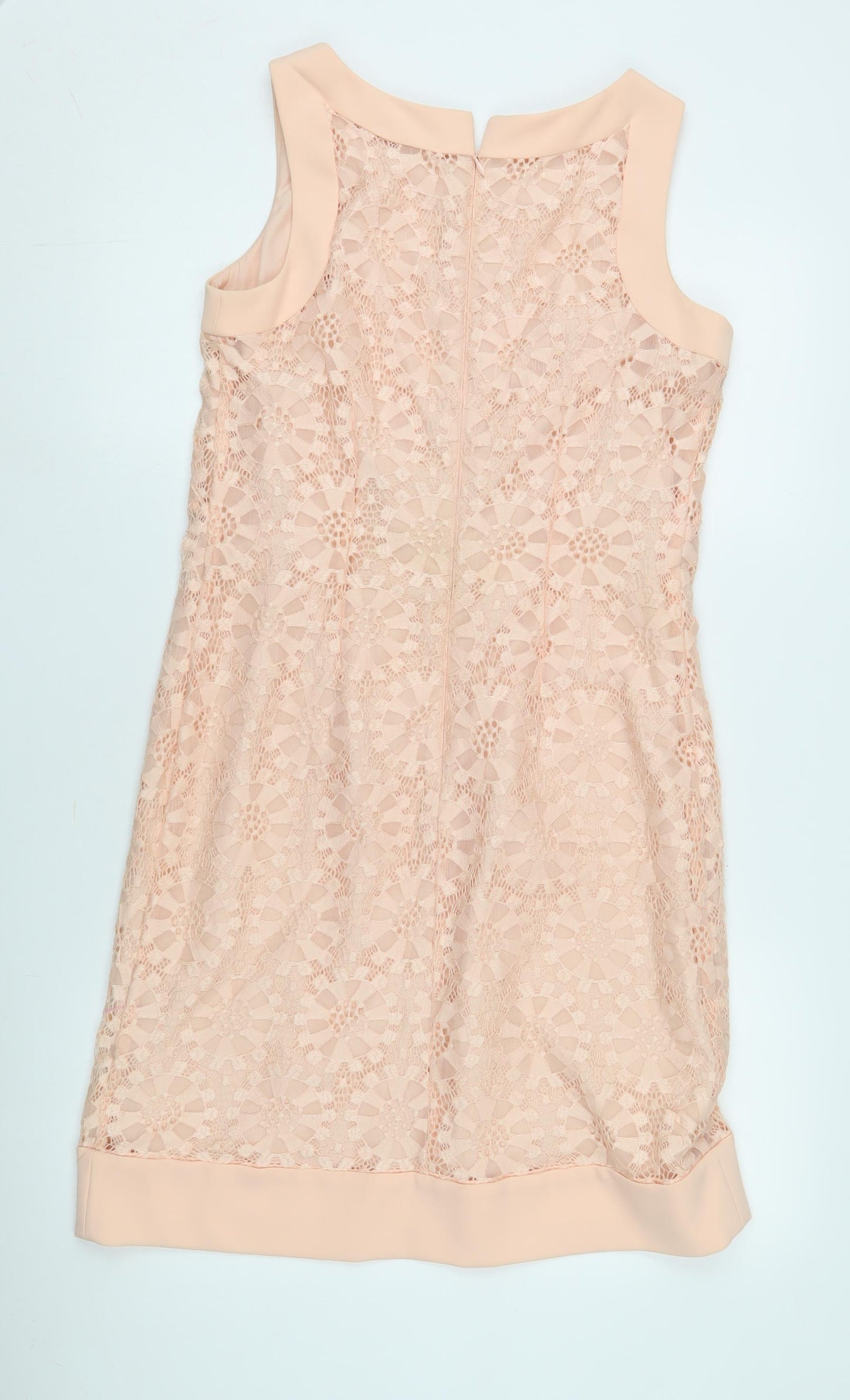 Roman Women's Beige Lace Sheath Dress, Size 12, Party