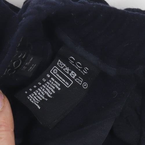 COS Women's Black Wool Trousers Size 4