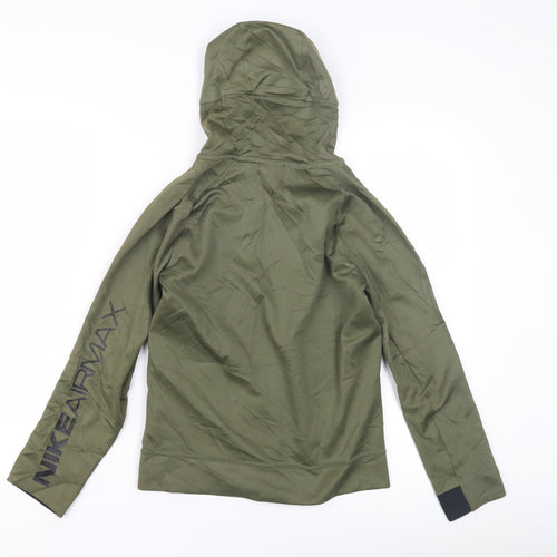Nike Boys Green Full Zip Hoodie M - Casual Sportswear