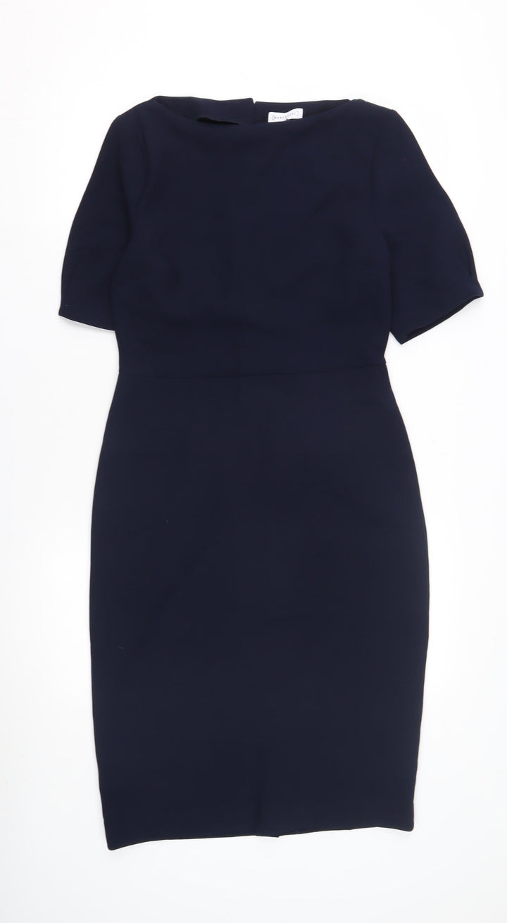 Warehouse Women's Blue Sheath Dress Size 10