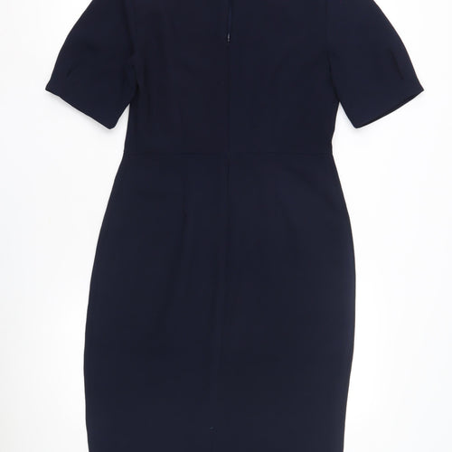 Warehouse Women's Blue Sheath Dress Size 10