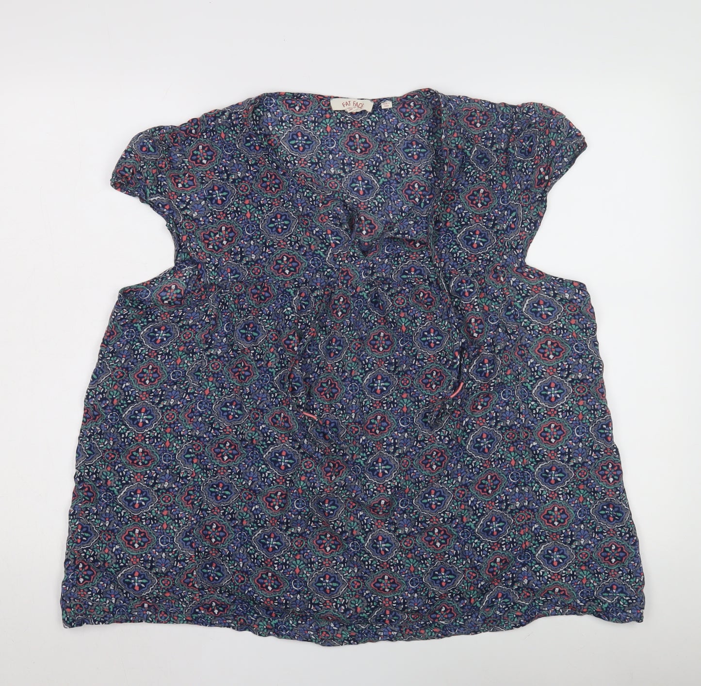 Fat Face Women's Multicoloured Top Size 18