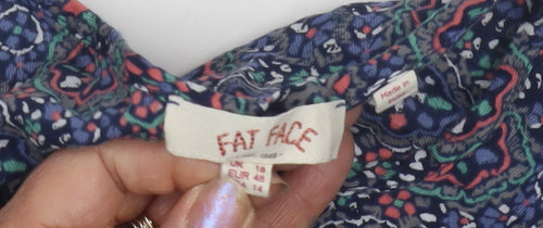 Fat Face Women's Multicoloured Top Size 18
