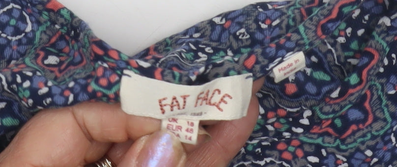 Fat Face Women's Multicoloured Top Size 18